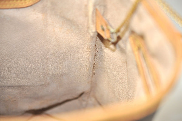 Authentic Louis Vuitton Monogram Bucket GM Shoulder Tote Bag M42236 Junk 5413I