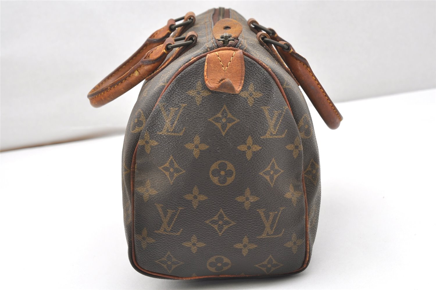 Authentic Louis Vuitton Monogram Speedy 25 Boston Hand Bag Old Model LV 5413K