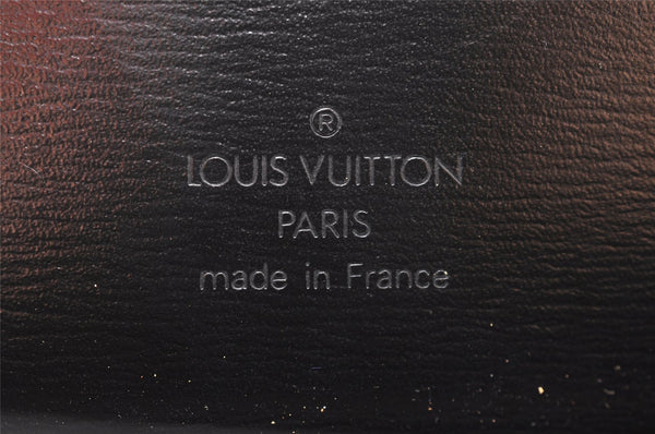 Authentic Louis Vuitton Epi Capucines Shoulder Cross Bag Black M52342 LV 5415I