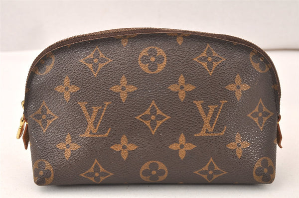 Authentic Louis Vuitton Monogram Pochette Cosmetic Pouch M47515 LV Junk 5415K
