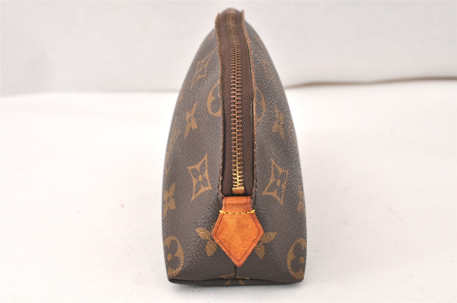 Authentic Louis Vuitton Monogram Pochette Cosmetic Pouch M47515 LV Junk 5415K