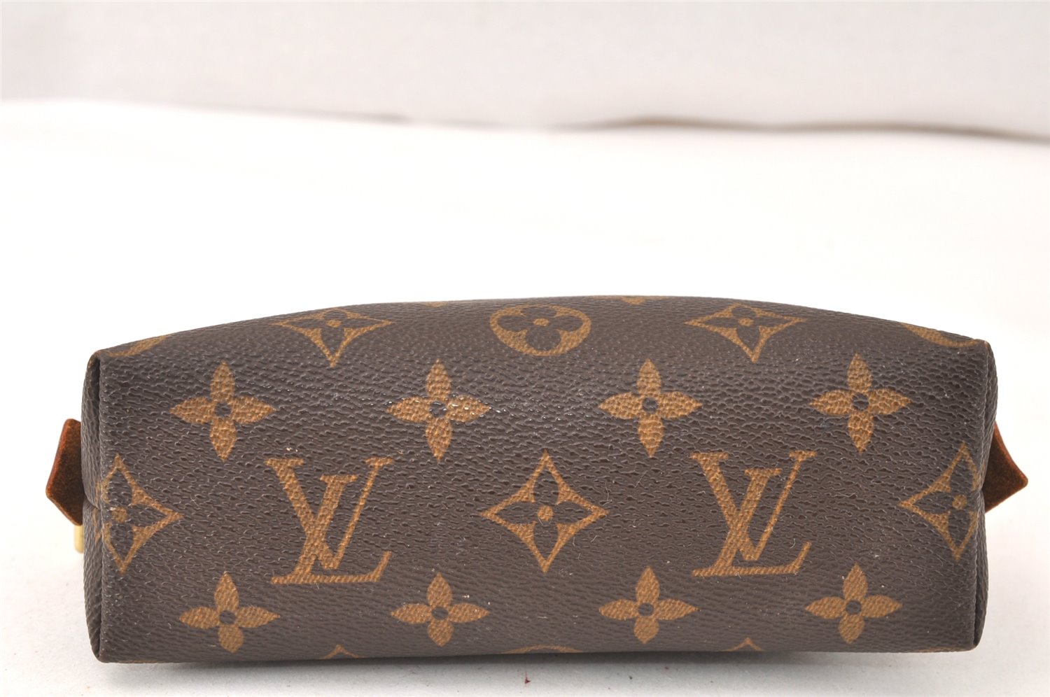Authentic Louis Vuitton Monogram Pochette Cosmetic Pouch M47515 LV Junk 5415K