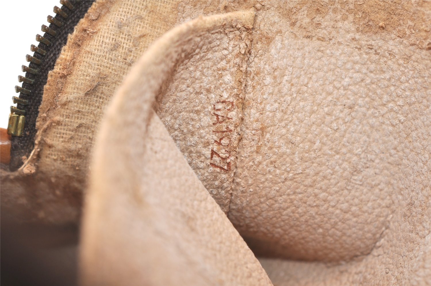 Authentic Louis Vuitton Monogram Pochette Cosmetic Pouch M47515 LV Junk 5415K