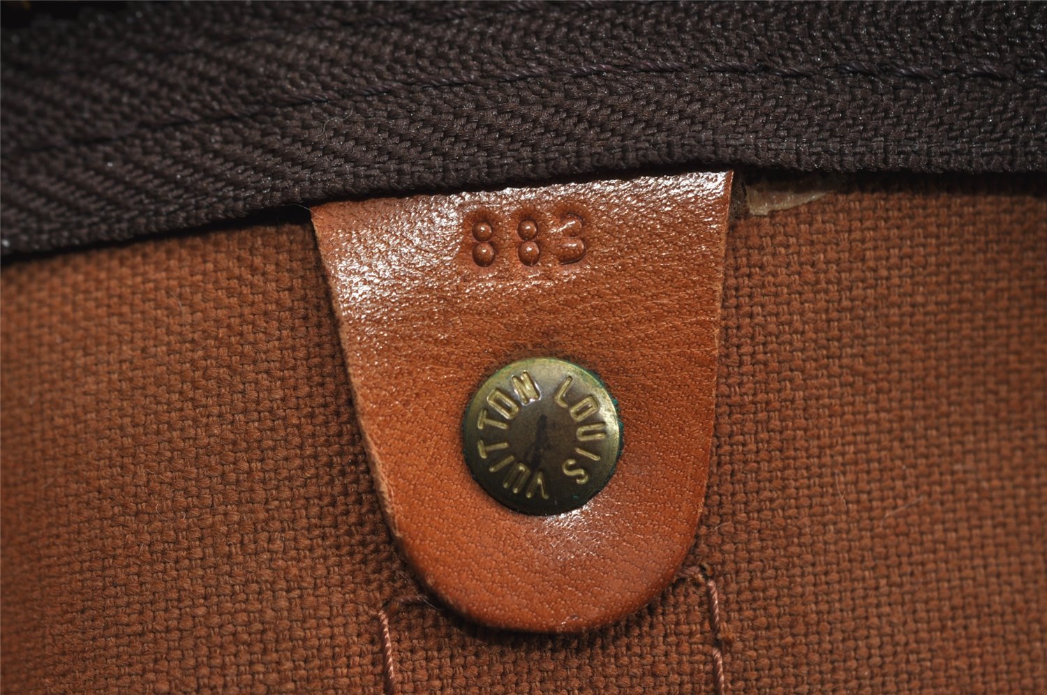 Authentic Louis Vuitton Monogram Keepall 55 Travel Boston Bag M41424 LV 5416I