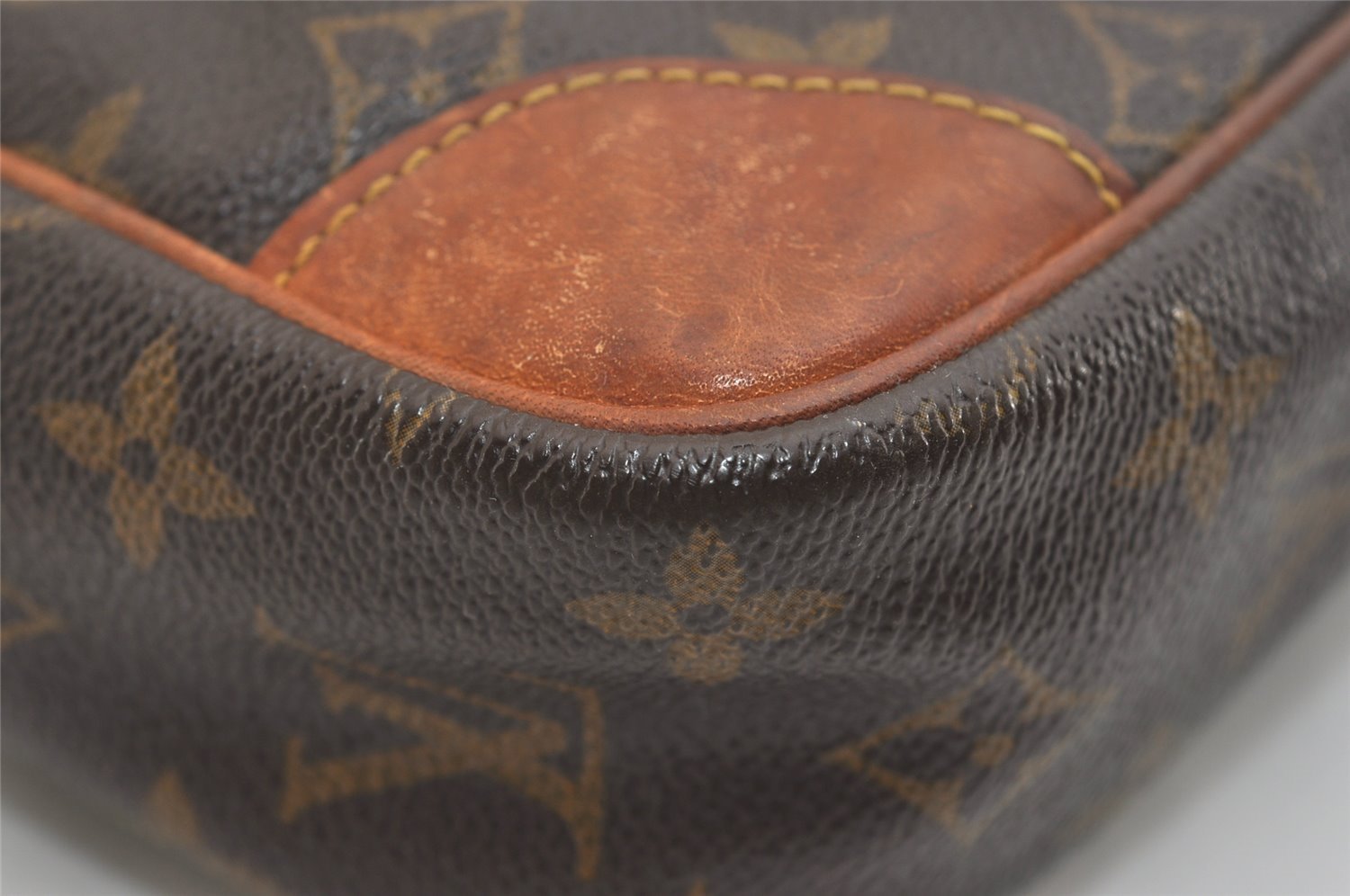 Authentic Louis Vuitton Monogram Compiegne 28 Clutch Hand Bag M51845 LV 5416J