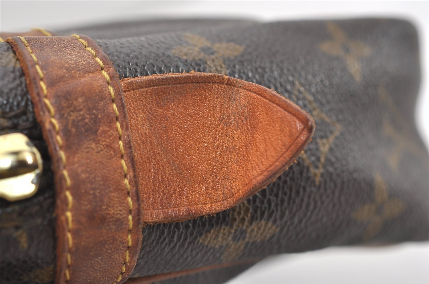 Authentic Louis Vuitton Monogram Compiegne 28 Clutch Hand Bag M51845 LV 5416J