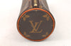 Authentic Louis Vuitton Monogram Trousse Ronde Pen Case Pouch M47630 Junk 5417K
