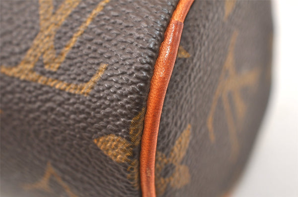 Authentic Louis Vuitton Monogram Trousse Ronde Pen Case Pouch M47630 Junk 5417K