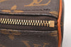 Authentic Louis Vuitton Monogram Trousse Ronde Pen Case Pouch M47630 Junk 5417K