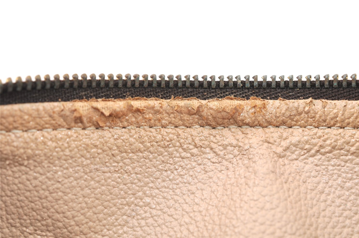 Authentic Louis Vuitton Monogram Trousse Ronde Pen Case Pouch M47630 Junk 5417K