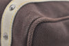 Authentic Louis Vuitton Antigua Cabas MM Tote Bag Brown White M80663 LV 5421J