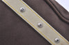 Authentic Louis Vuitton Antigua Cabas MM Tote Bag Brown White M80663 LV 5421J