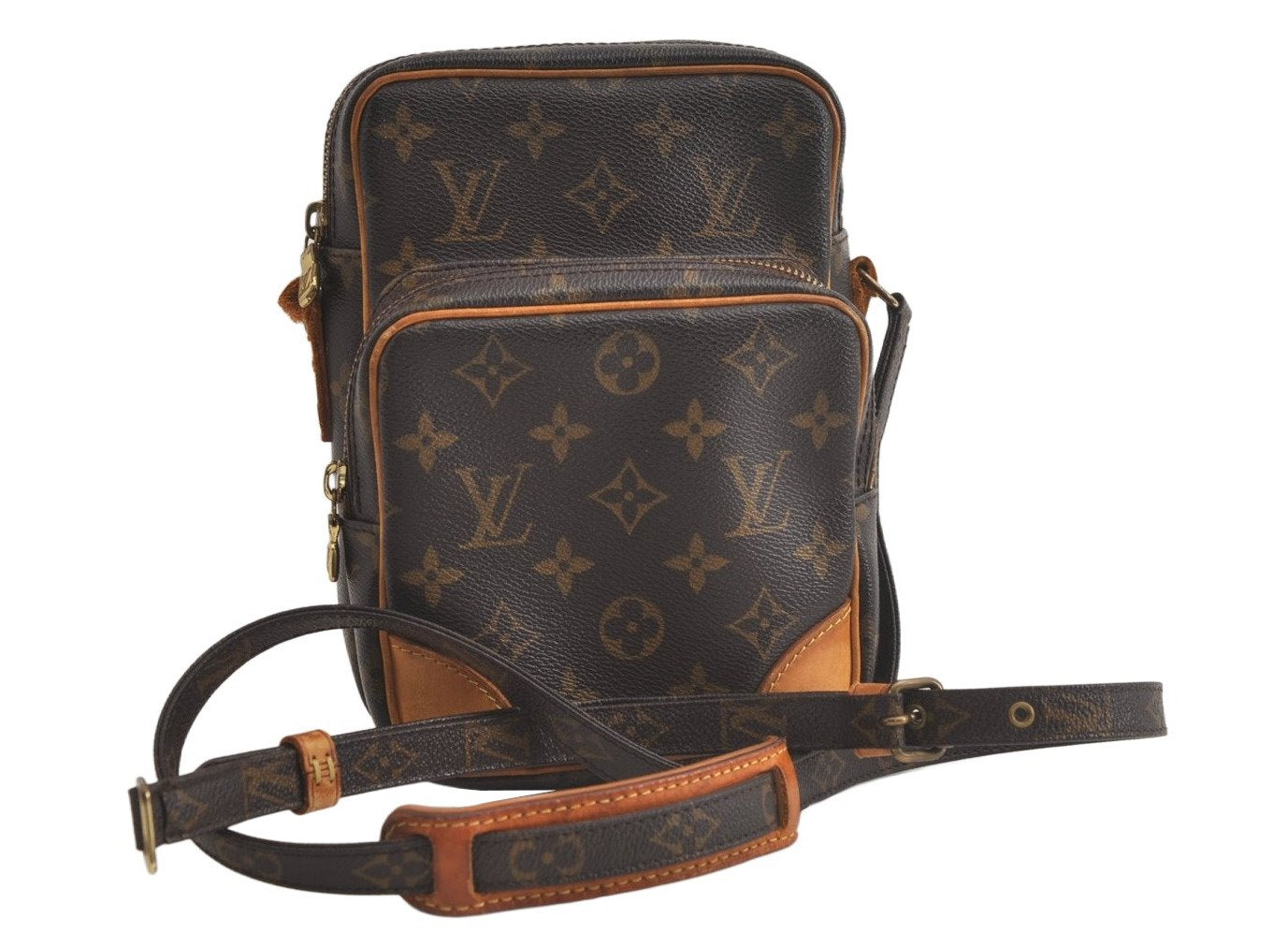 Authentic Louis Vuitton Monogram Amazone Shoulder Cross Bag M45236 LV Junk 5421K