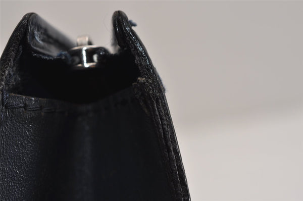 Authentic Louis Vuitton Epi Poche Toilette 26 Cosmetics Pouch M41367 Blue 5422J