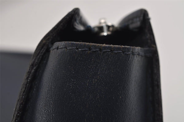 Authentic Louis Vuitton Epi Poche Toilette 26 Cosmetics Pouch M41367 Blue 5422J