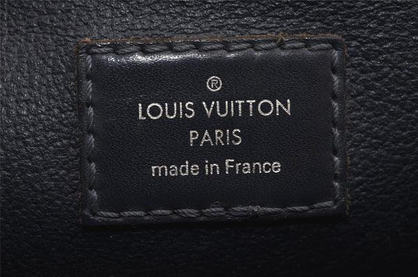 Authentic Louis Vuitton Epi Poche Toilette 26 Cosmetics Pouch M41367 Blue 5422J