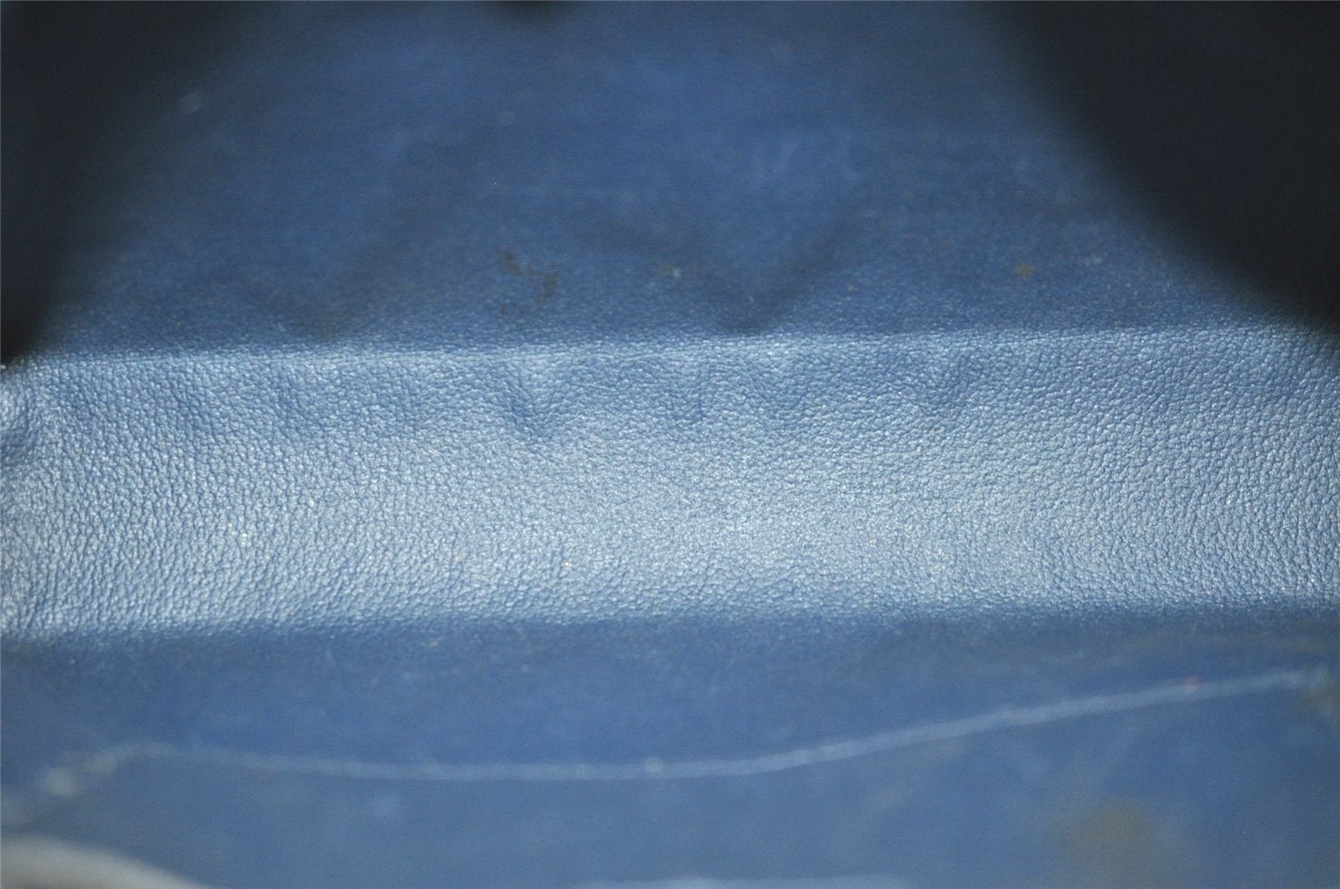 Authentic Louis Vuitton Epi Poche Toilette 26 Cosmetics Pouch M41367 Blue 5422J