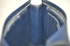 Authentic Louis Vuitton Epi Poche Toilette 26 Cosmetics Pouch M41367 Blue 5422J