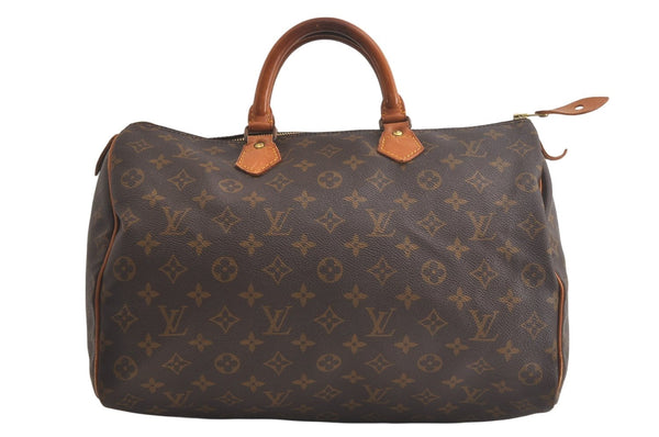 Authentic Louis Vuitton Monogram Speedy 35 Hand Boston Bag Old Model LV 5422K