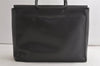 Authentic GUCCI Vintage Hand Bag Leather Black Junk 5423K