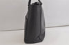 Authentic GUCCI Vintage Hand Bag Leather Black Junk 5423K