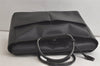 Authentic GUCCI Vintage Hand Bag Leather Black Junk 5423K