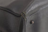 Authentic GUCCI Vintage Hand Bag Leather Black Junk 5423K