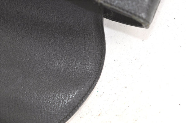 Authentic GUCCI Vintage Hand Bag Leather Black Junk 5423K