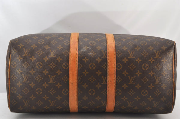 Authentic Louis Vuitton Monogram Keepall 50 Travel Boston Bag M41426 LV 5425K