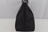 Authentic GUCCI Vintage Shoulder Hand Tote Bag Canvas Leather 257013 Black 5426J