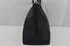 Authentic GUCCI Vintage Shoulder Hand Tote Bag Canvas Leather 257013 Black 5426J