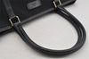 Authentic GUCCI Vintage Shoulder Hand Tote Bag Canvas Leather 257013 Black 5426J