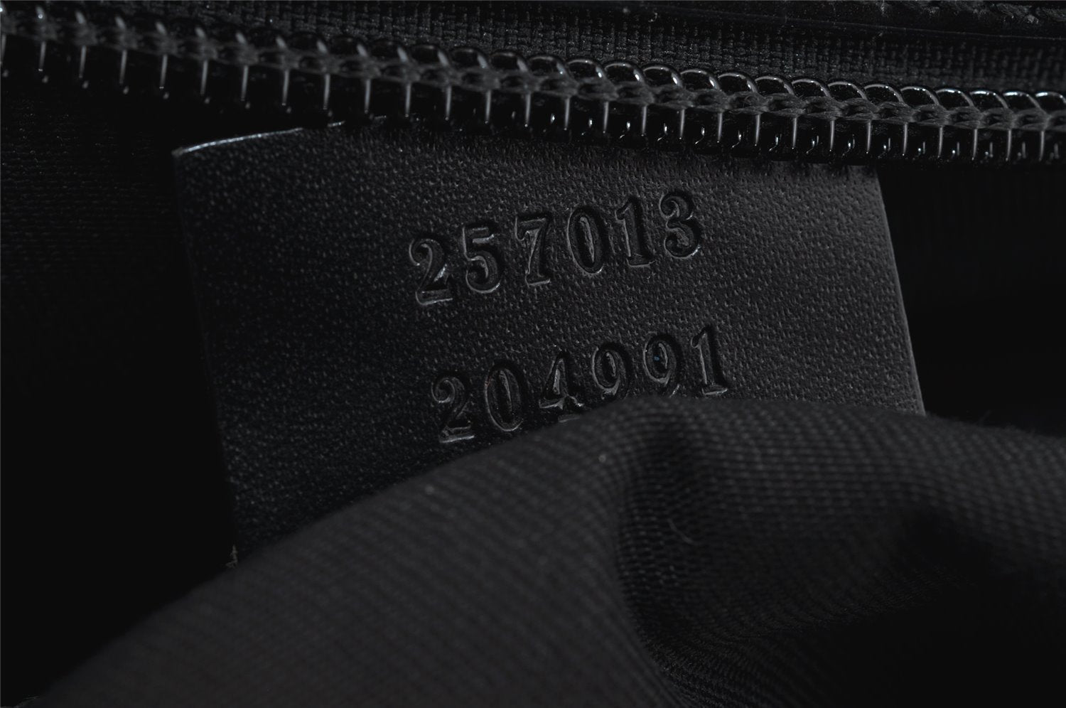 Authentic GUCCI Vintage Shoulder Hand Tote Bag Canvas Leather 257013 Black 5426J