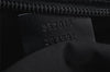 Authentic GUCCI Vintage Shoulder Hand Tote Bag Canvas Leather 257013 Black 5426J