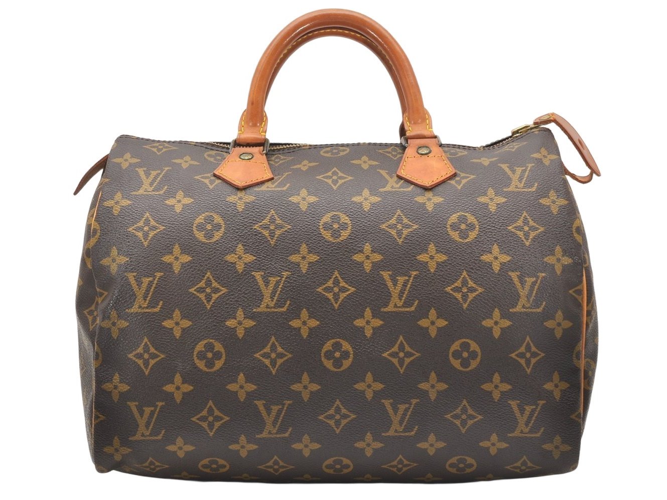 Authentic Louis Vuitton Monogram Speedy 30 Hand Boston Bag M41526 LV 5426K