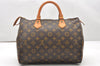 Authentic Louis Vuitton Monogram Speedy 30 Hand Boston Bag M41526 LV 5426K