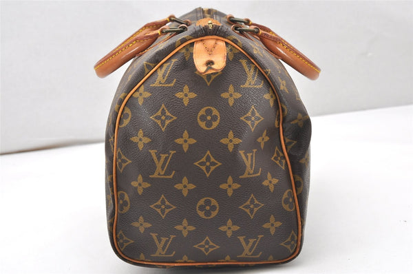 Authentic Louis Vuitton Monogram Speedy 30 Hand Boston Bag M41526 LV 5426K