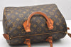 Authentic Louis Vuitton Monogram Speedy 30 Hand Boston Bag M41526 LV 5426K