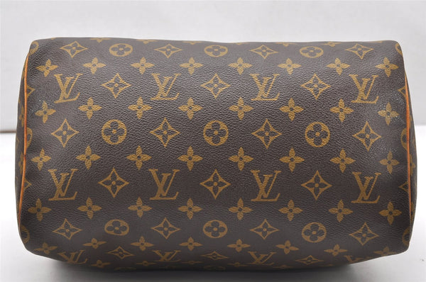 Authentic Louis Vuitton Monogram Speedy 30 Hand Boston Bag M41526 LV 5426K