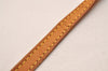 Authentic Louis Vuitton Leather Shoulder Strap Beige 48.2" LV 5428J