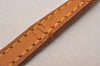 Authentic Louis Vuitton Leather Shoulder Strap Beige 48.2" LV 5428J