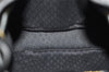 Authentic GUCCI Vintage Bamboo Drawstring Backpack Leather Black 5428K
