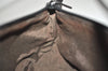 Authentic GUCCI Hand Bag Pouch Purse GG Canvas Leather 07198 Black 5429I