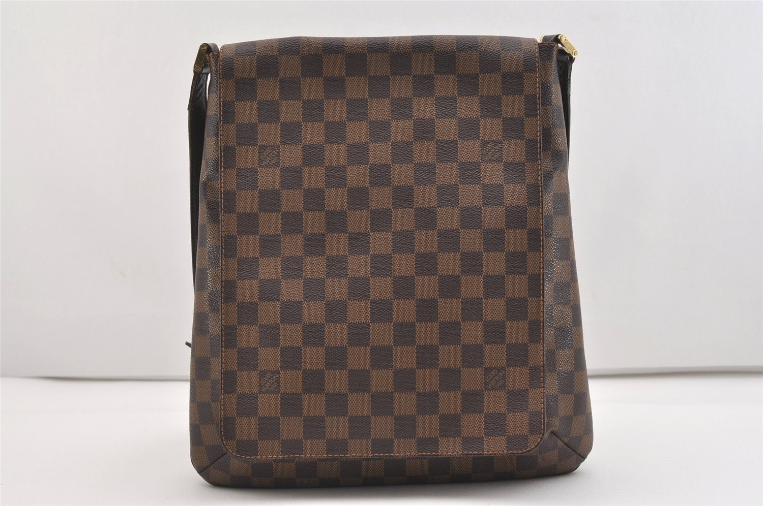 Authentic Louis Vuitton Damier Musette Shoulder Cross Body Bag N51302 LV 5429J