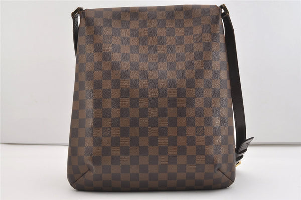 Authentic Louis Vuitton Damier Musette Shoulder Cross Body Bag N51302 LV 5429J