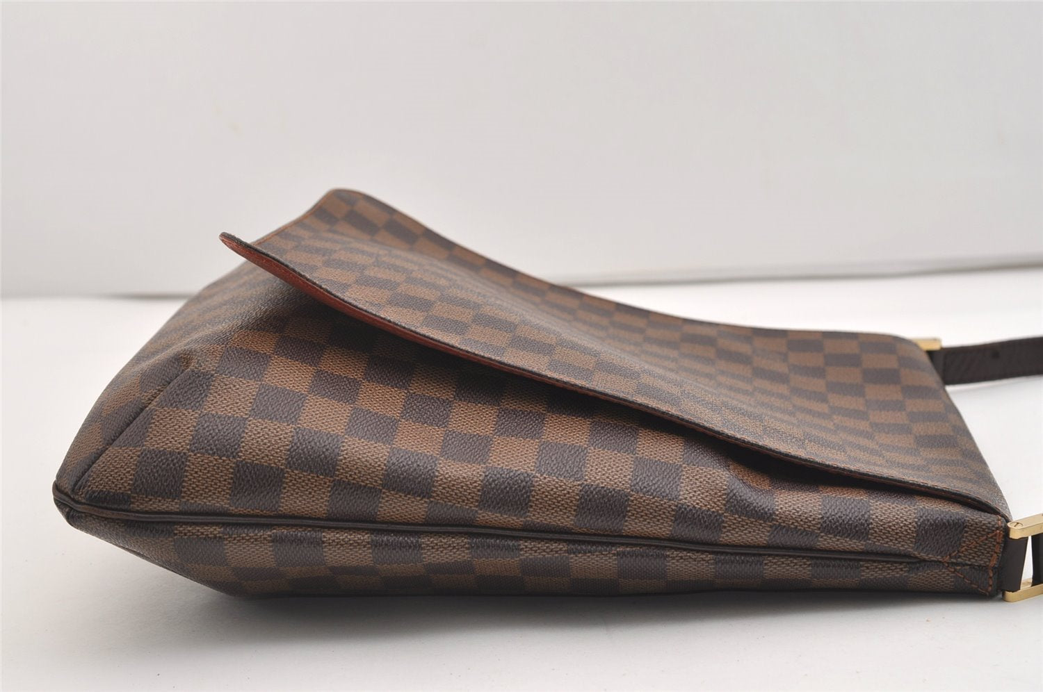 Authentic Louis Vuitton Damier Musette Shoulder Cross Body Bag N51302 LV 5429J