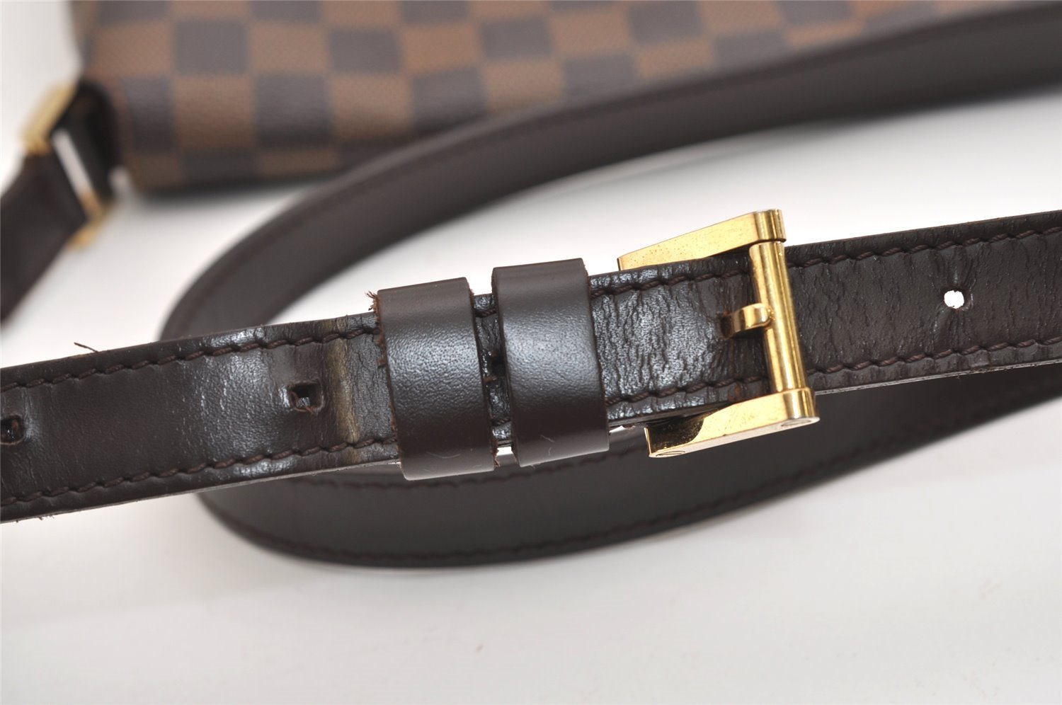 Authentic Louis Vuitton Damier Musette Shoulder Cross Body Bag N51302 LV 5429J