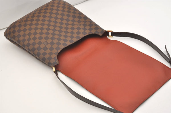 Authentic Louis Vuitton Damier Musette Shoulder Cross Body Bag N51302 LV 5429J
