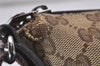 Authentic GUCCI Shoulder Cross Body Bag GG Canvas Leather 145857 Brown 5430I