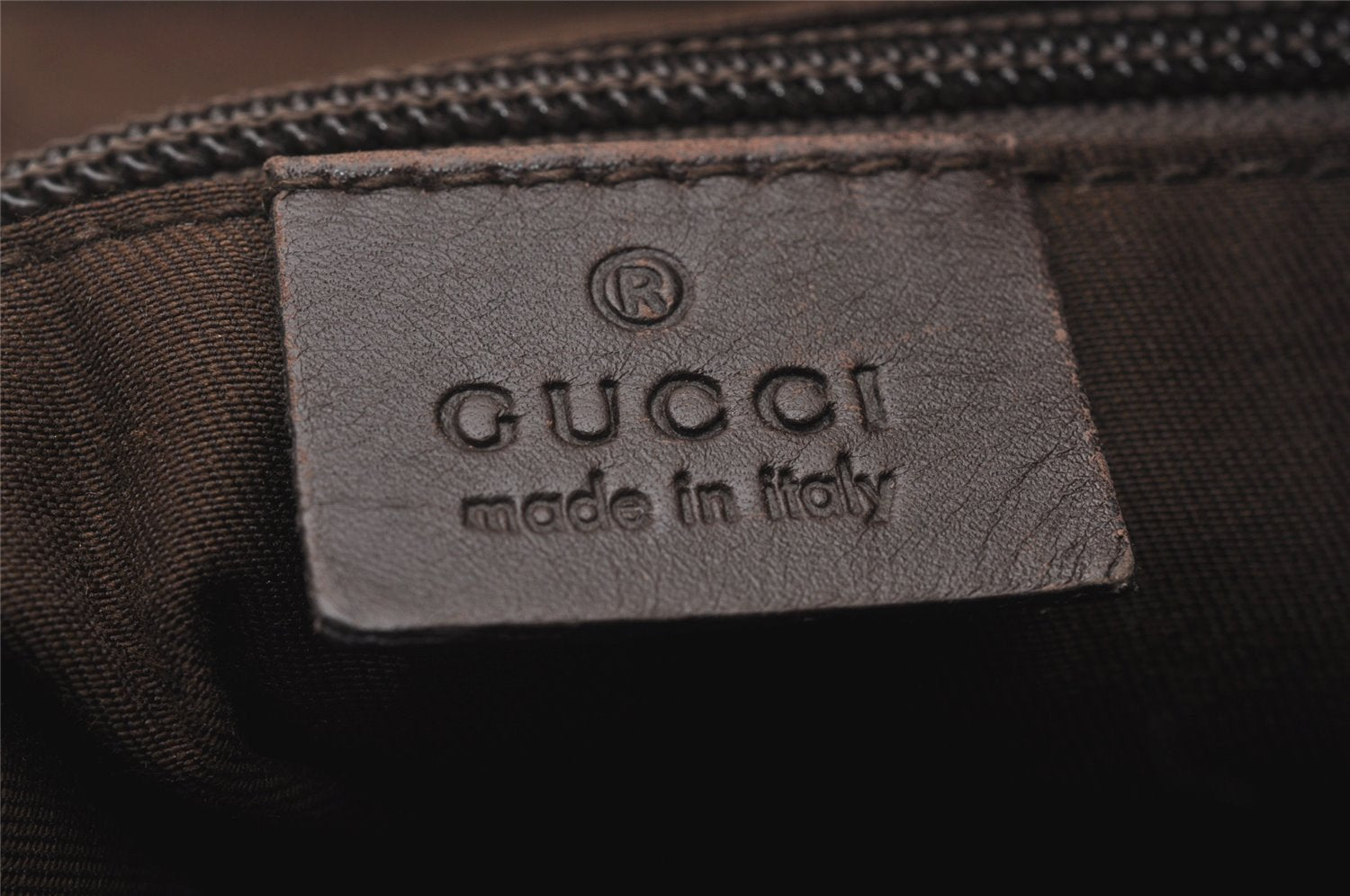 Authentic GUCCI Shoulder Cross Body Bag GG Canvas Leather 145857 Brown 5430I